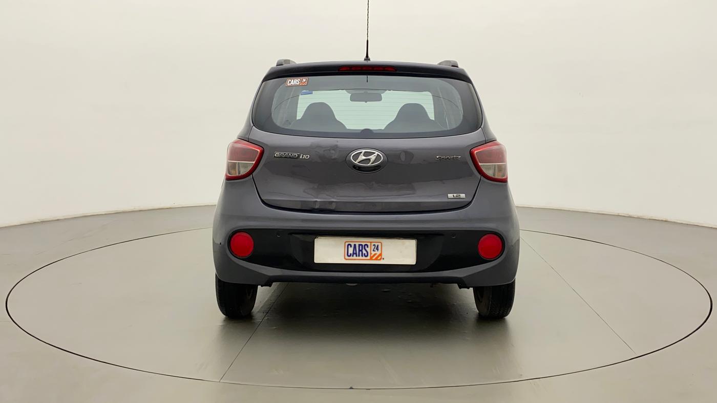2017 Hyundai Grand i10 SPORTZ (O) 1.2 KAPPA VTVT, Petrol, Manual, 86,986 km, Back/Rear