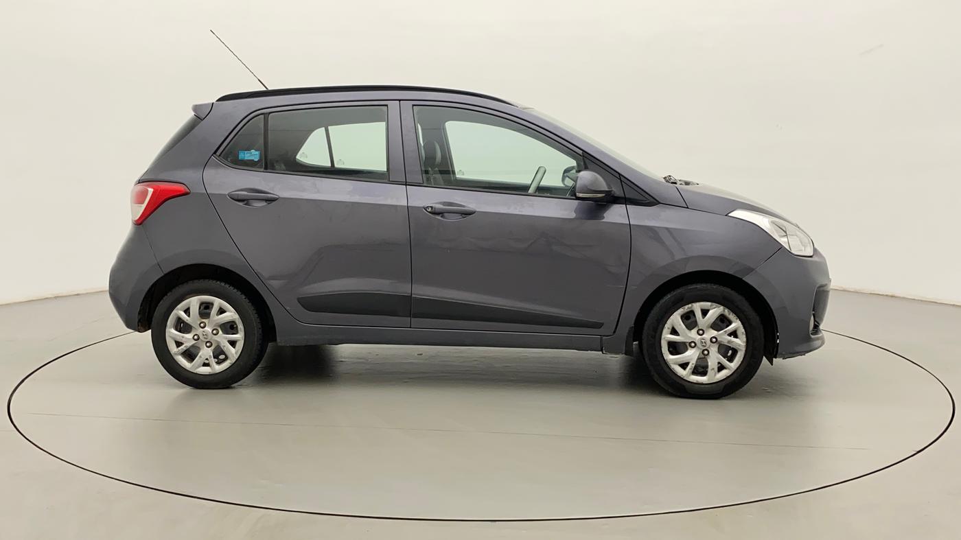 2017 Hyundai Grand i10 SPORTZ (O) 1.2 KAPPA VTVT, Petrol, Manual, 86,986 km, Right Side View