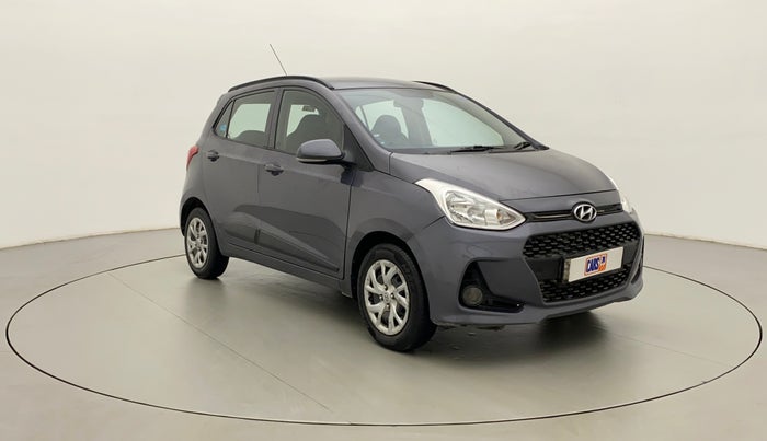 2017 Hyundai Grand i10 SPORTZ (O) 1.2 KAPPA VTVT, Petrol, Manual, 86,986 km, Right Front Diagonal