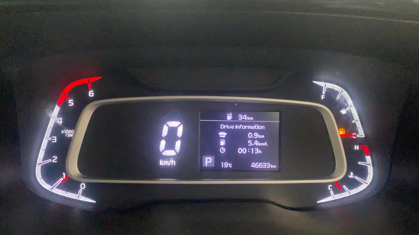 2021 KIA SONET HTX 1.5 AT, Diesel, Automatic, 46,694 km, Odometer Image
