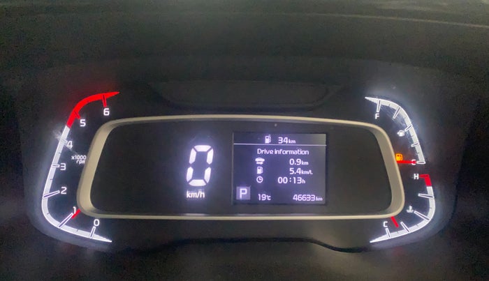 2021 KIA SONET HTX 1.5 AT, Diesel, Automatic, 46,595 km, Odometer Image
