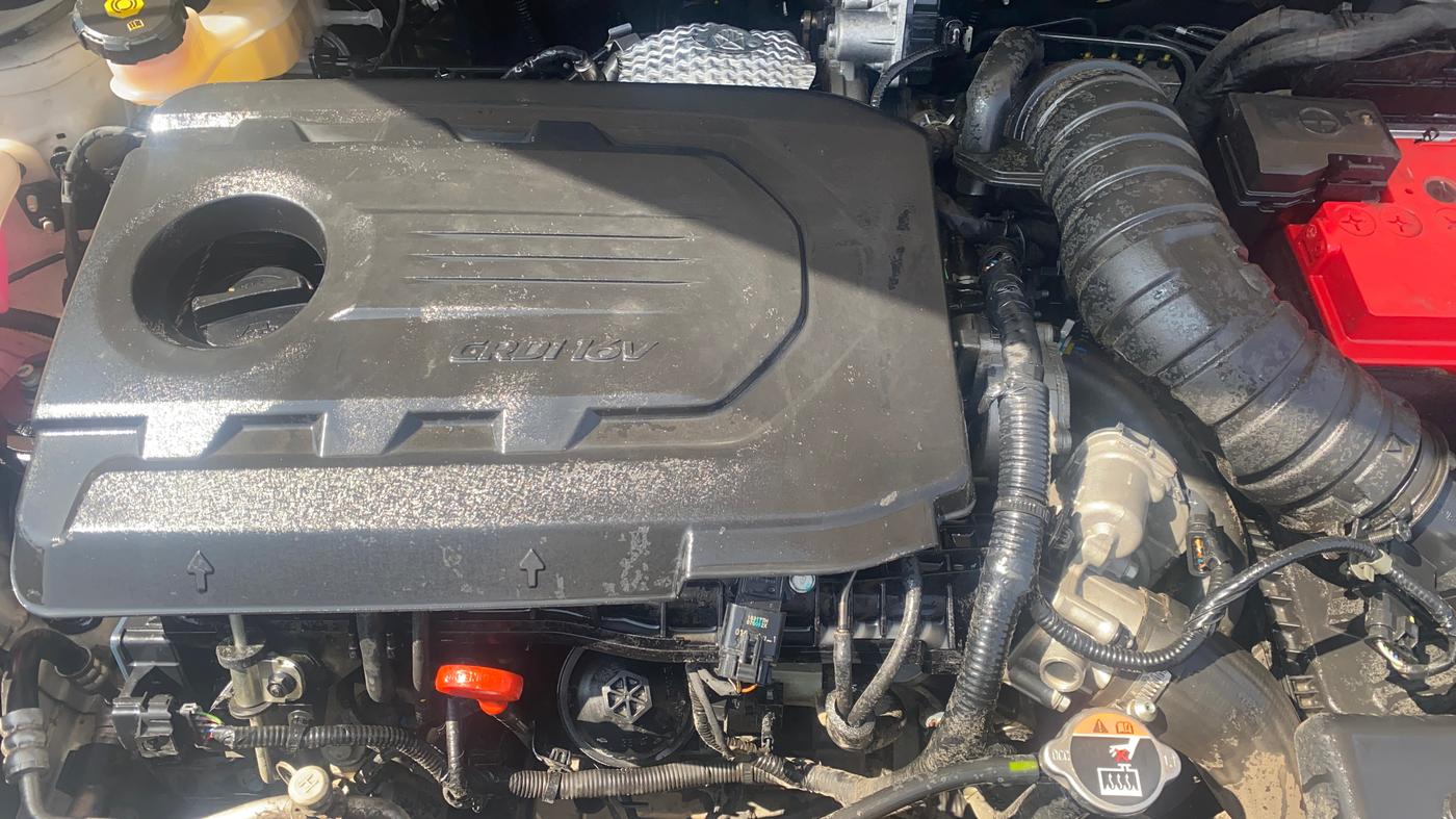2021 KIA SONET HTX 1.5 AT, Diesel, Automatic, 46,694 km, Engine View