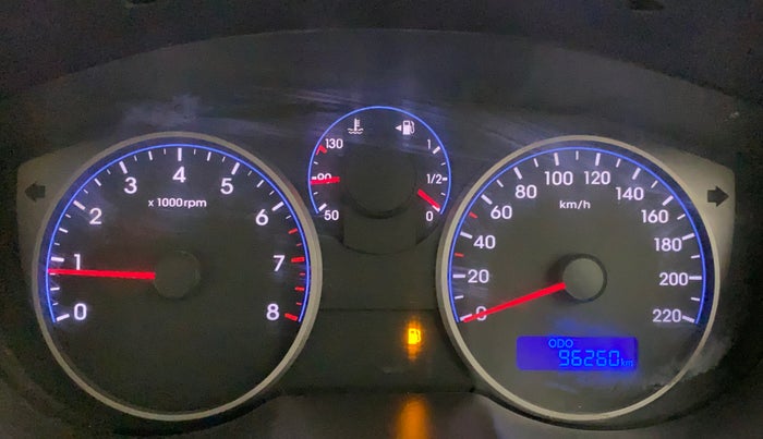 2013 Hyundai i20 MAGNA (O) 1.2, Petrol, Manual, 96,260 km, Odometer Image