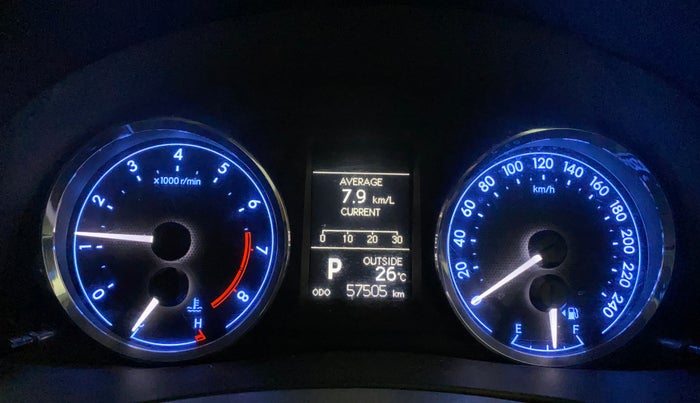 2016 Toyota Corolla Altis G CVT PETROL, Petrol, Automatic, 57,505 km, Odometer Image