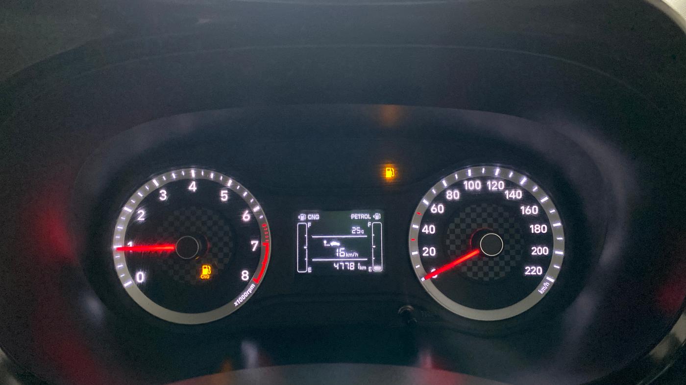 2022 Hyundai GRAND I10 NIOS SPORTZ 1.2 KAPPA VTVT CNG, CNG, Manual, 47,740 km, Odometer Image