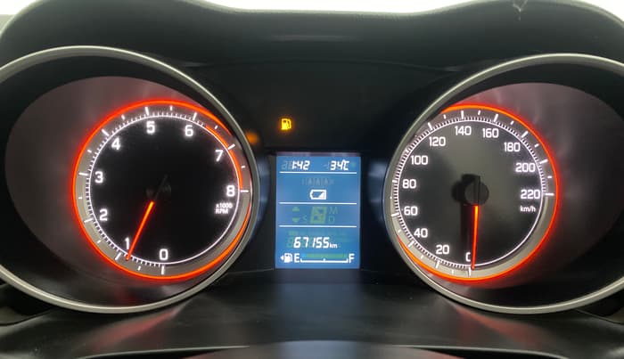 2019 Maruti Swift ZXI, Petrol, Manual, 67,129 km, Odometer Image