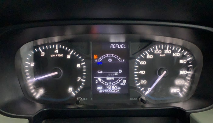2023 Tata PUNCH ADVENTURE MT, Petrol, Manual, 43,155 km, Odometer Image
