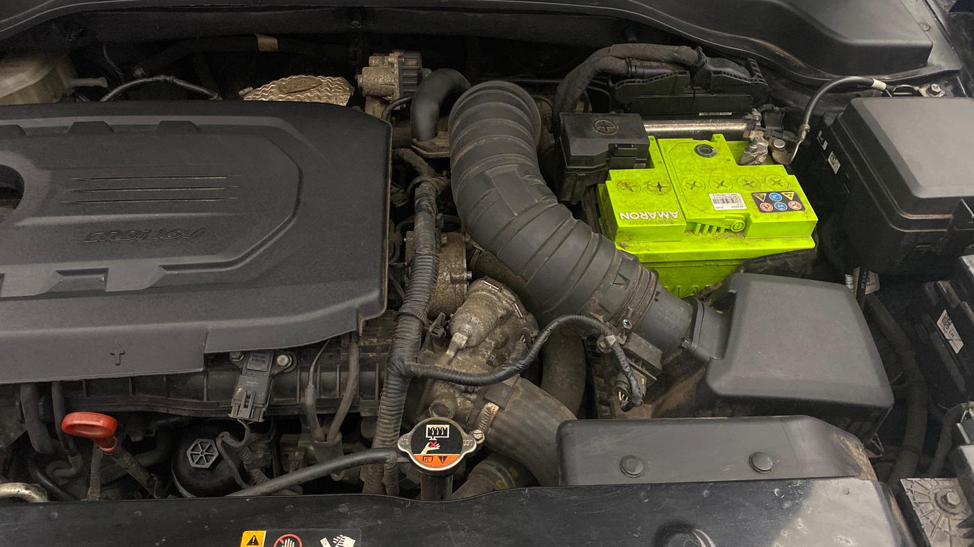 2021 KIA SONET HTX 1.5 AT, Diesel, Automatic, 1,38,639 km, Engine View - Left