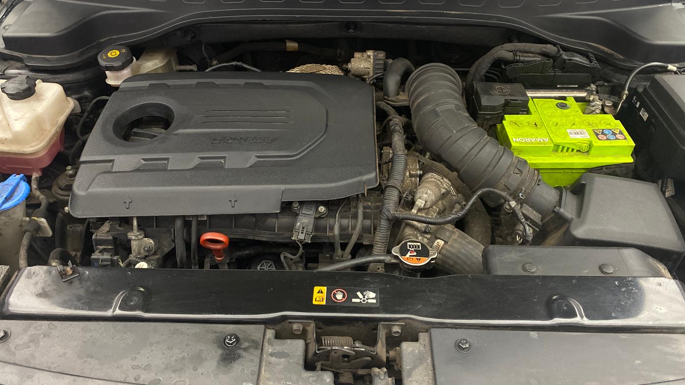2021 KIA SONET HTX 1.5 AT, Diesel, Automatic, 1,38,639 km, Engine View