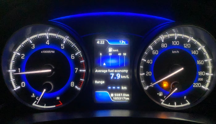 2017 Maruti Baleno ZETA PETROL 1.2, Petrol, Manual, 1,05,308 km, Odometer Image