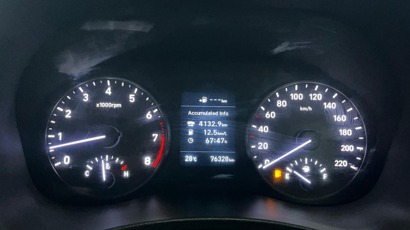 2019 Hyundai Verna 1.6 VTVT SX, Petrol, Manual, 76,303 km, Odometer Image
