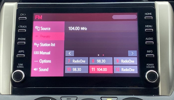 2022 Toyota Innova Crysta 2.4 GX AT 7 STR, Diesel, Automatic, 37,823 km, Infotainment System