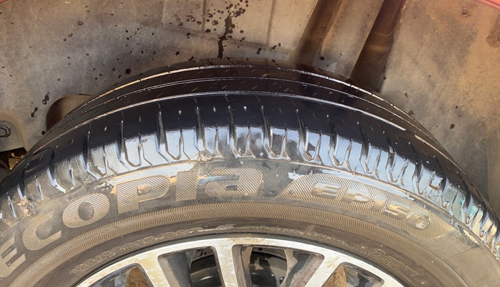 2017 Maruti Dzire ZXI PLUS AMT, Petrol, Automatic, 58,212 km, Left Rear Tyre Tread