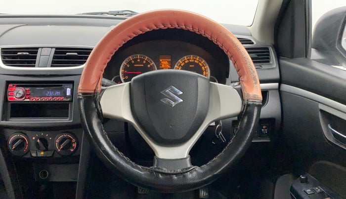 2011 Maruti Swift VXI, Petrol, Manual, 95,774 km, Steering Wheel Close Up