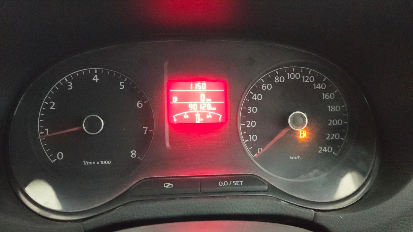 2013 Volkswagen Polo HIGHLINE1.2L, Petrol, Manual, 90,195 km, Odometer Image