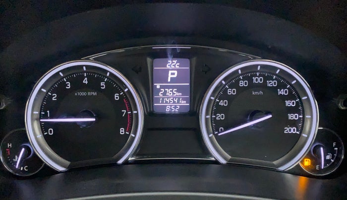 2016 Maruti Ciaz ZXI+ AT, CNG, Automatic, 1,14,934 km, Odometer Image