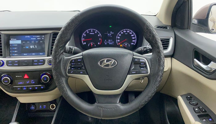 2018 Hyundai Verna 1.6 VTVT SX, Petrol, Manual, 40,461 km, Steering Wheel Close Up