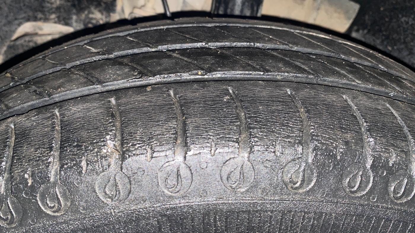 2020 Tata TIGOR XZ PETROL, Petrol, Manual, 61,814 km, Left Front Tyre Tread
