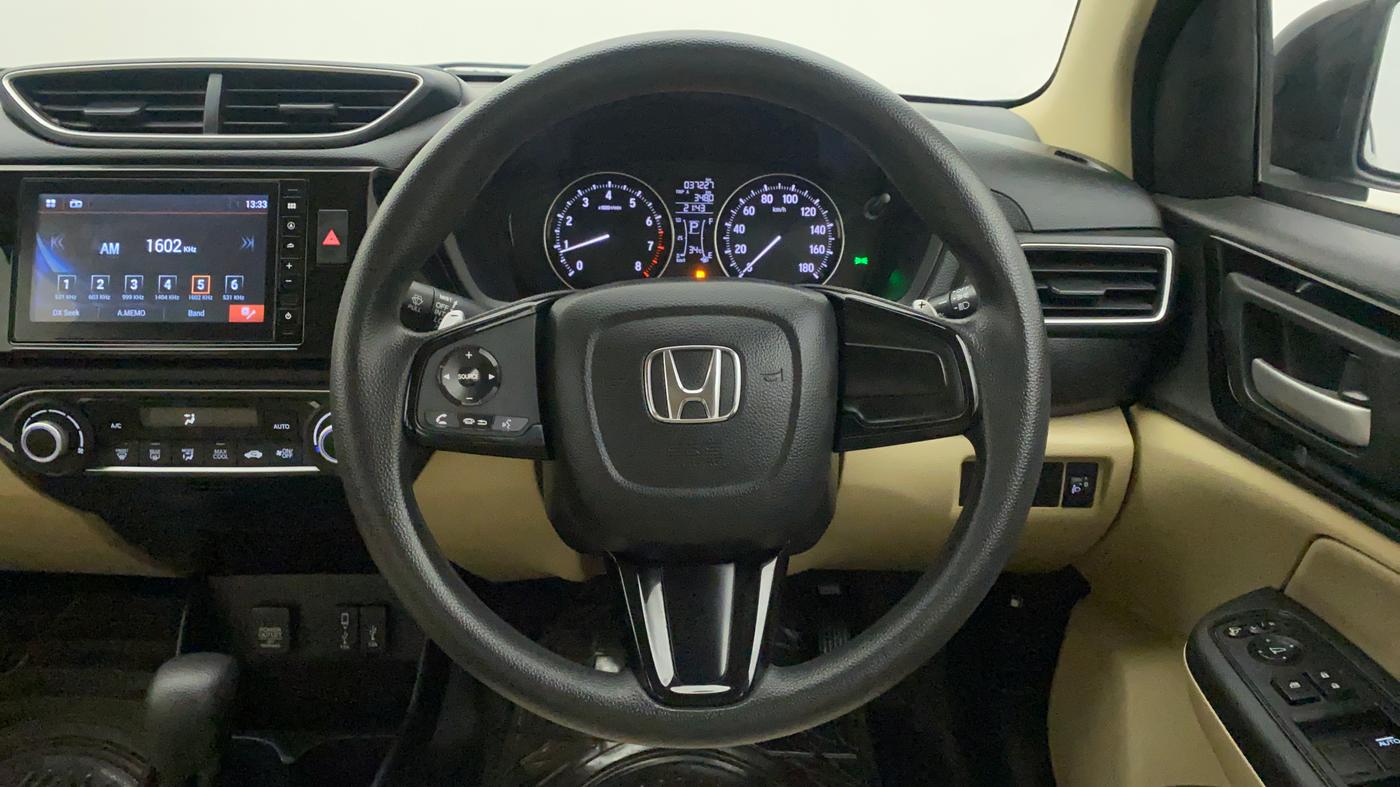 2019 Honda Amaze 1.2L I-VTEC VX CVT, Petrol, Automatic, 37,227 km, Steering Wheel Close Up