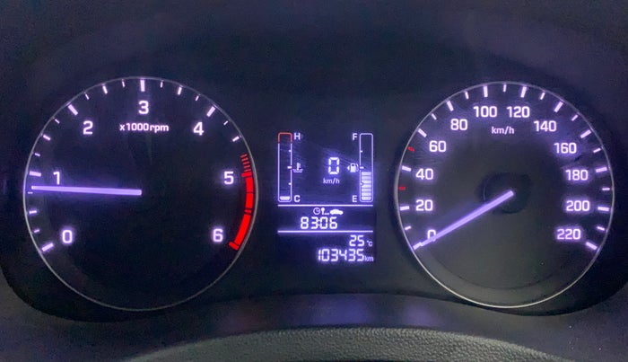2015 Hyundai Creta S 1.4 DIESEL, Diesel, Manual, 1,03,398 km, Odometer Image