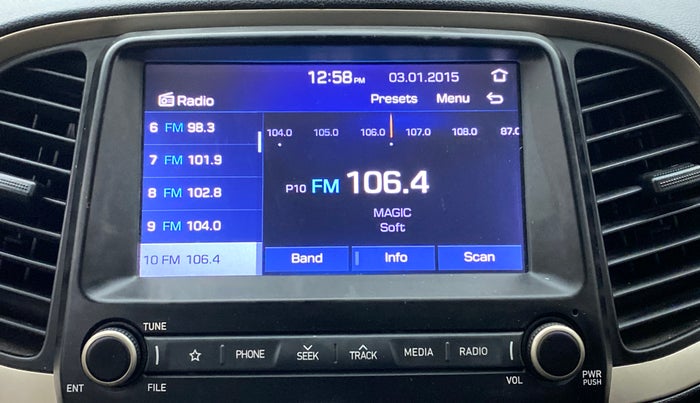 2019 Hyundai NEW SANTRO SPORTZ AMT, Petrol, Automatic, 19,340 km, Infotainment System