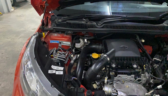 2022 Tata NEXON XZA PLUS PETROL DUAL TONE, Petrol, Automatic, 12,001 km, Engine View - Right