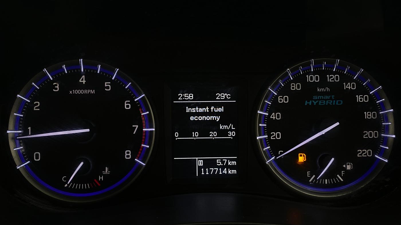 2020 Maruti S Cross ZETA 1.5, Petrol, Manual, 1,17,709 km, Odometer Image