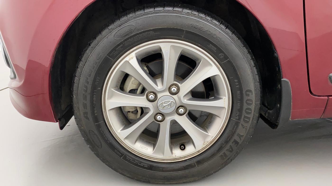 2016 Hyundai Grand i10 ASTA (O) 1.2 KAPPA VTVT, Petrol, Manual, 66,026 km, Left Front Wheel
