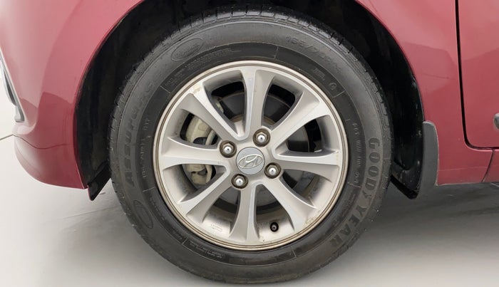 2016 Hyundai Grand i10 ASTA (O) 1.2 KAPPA VTVT, Petrol, Manual, 66,026 km, Left Front Wheel