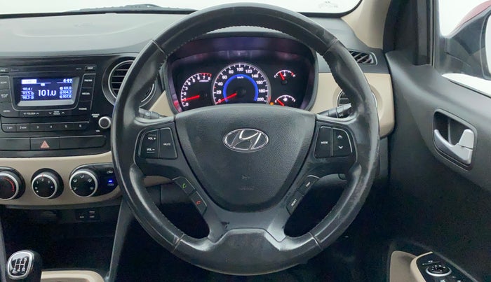 2016 Hyundai Grand i10 ASTA (O) 1.2 KAPPA VTVT, Petrol, Manual, 66,026 km, Steering Wheel Close Up
