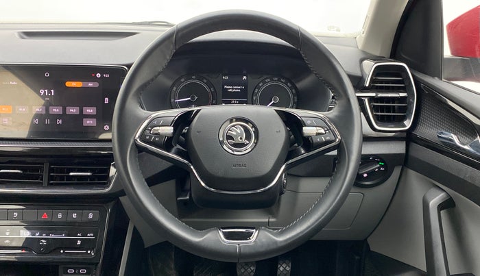 2021 Skoda KUSHAQ STYLE 1.5L TSI MT, Petrol, Manual, 17,136 km, Steering Wheel Close Up