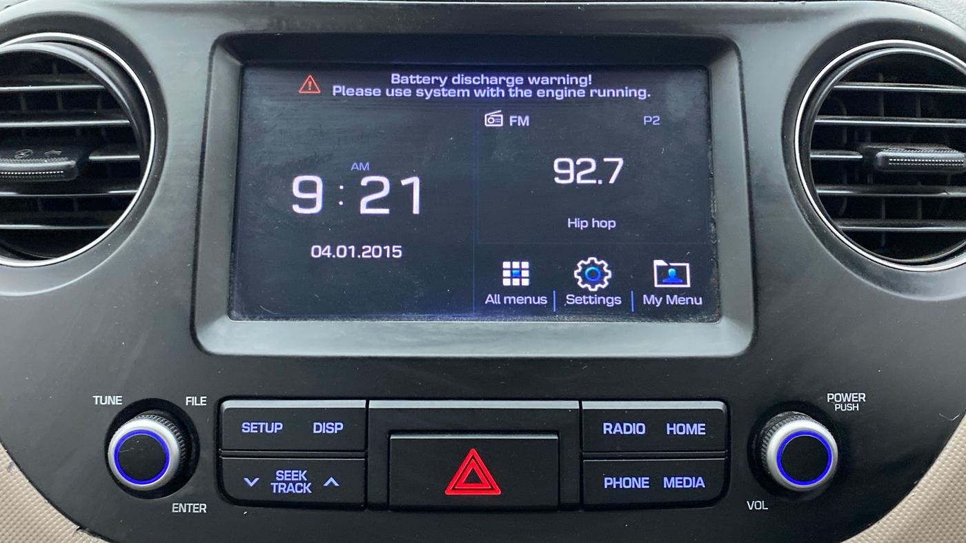 2019 Hyundai Grand i10 SPORTZ AT 1.2 KAPPA VTVT, Petrol, Automatic, 99,758 km, Infotainment System
