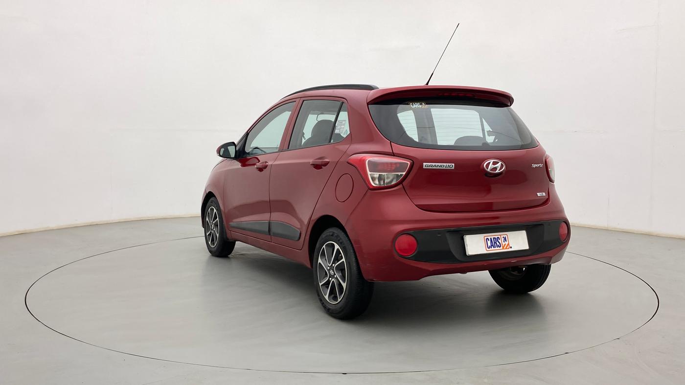 2019 Hyundai Grand i10 SPORTZ AT 1.2 KAPPA VTVT, Petrol, Automatic, 99,758 km, Left Back Diagonal
