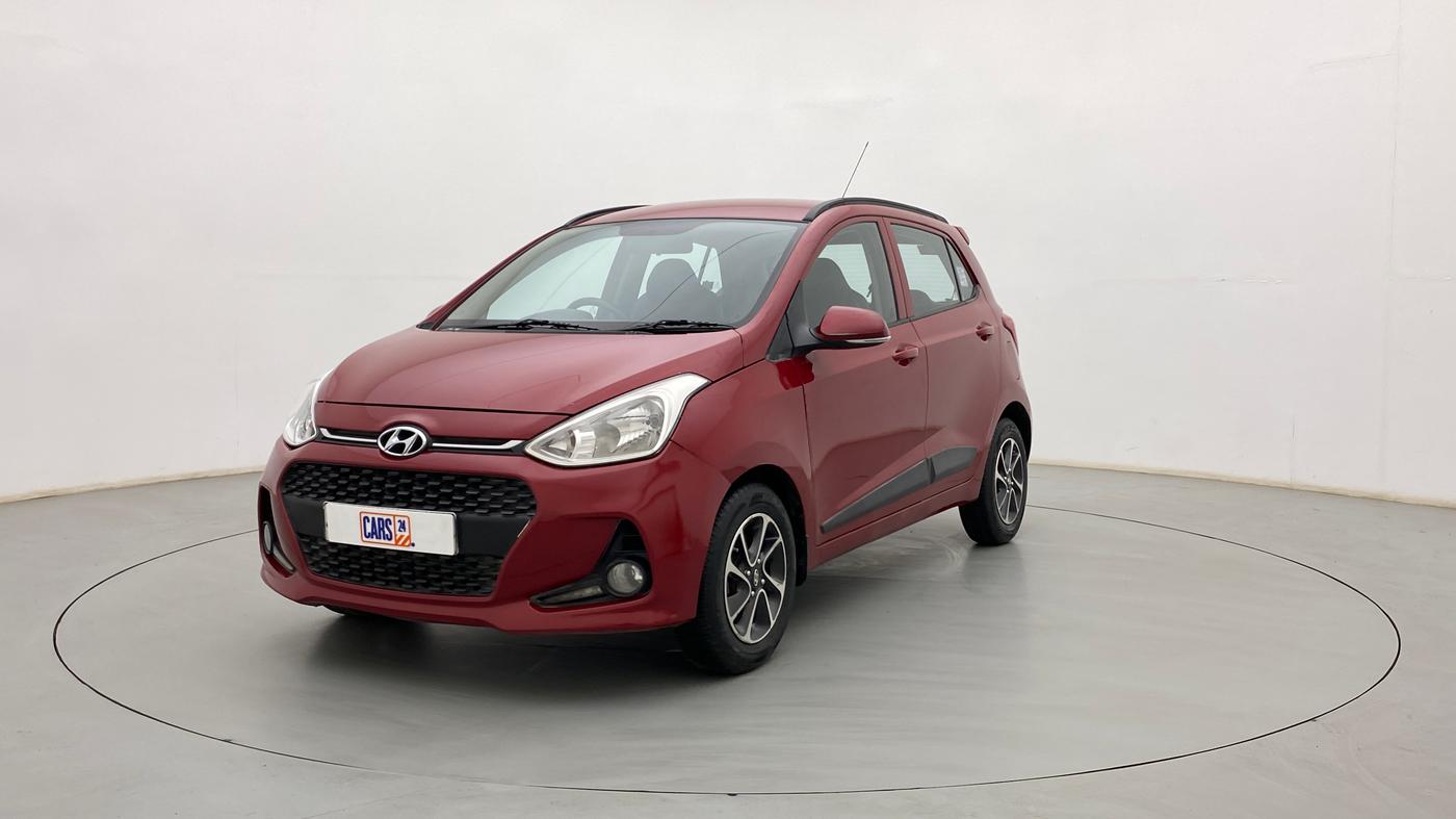 2019 Hyundai Grand i10 SPORTZ AT 1.2 KAPPA VTVT, Petrol, Automatic, 99,758 km, Left Front Diagonal