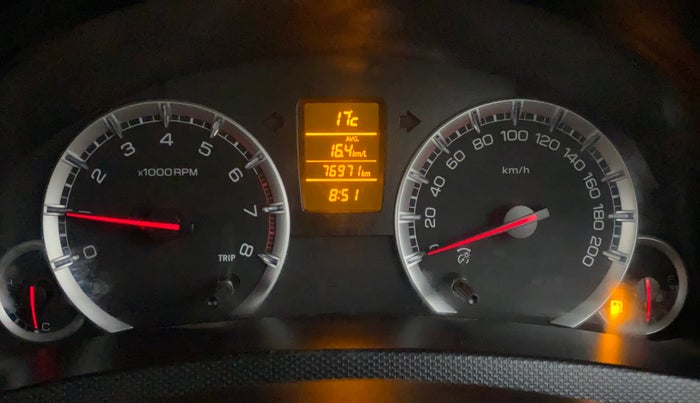 2014 Maruti Swift ZXI, Petrol, Manual, 76,936 km, Odometer Image