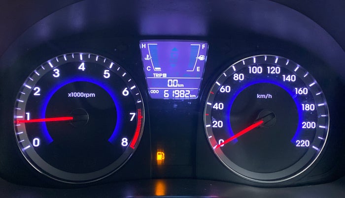 2016 Hyundai Verna FLUIDIC 1.6 SX VTVT, Petrol, Manual, 62,067 km, Odometer Image
