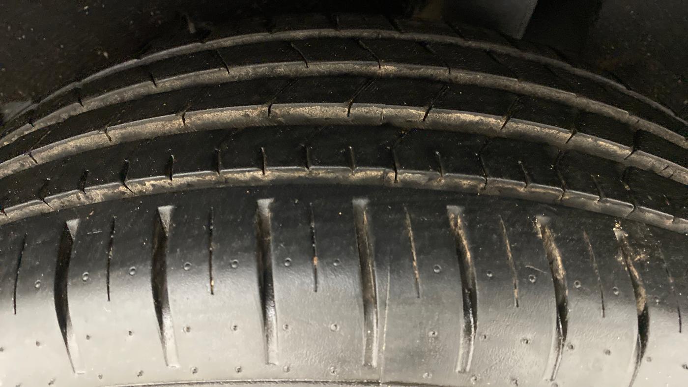 2020 Maruti Baleno ZETA CVT PETROL 1.2, Petrol, Automatic, 7,078 km, Left Rear Tyre Tread