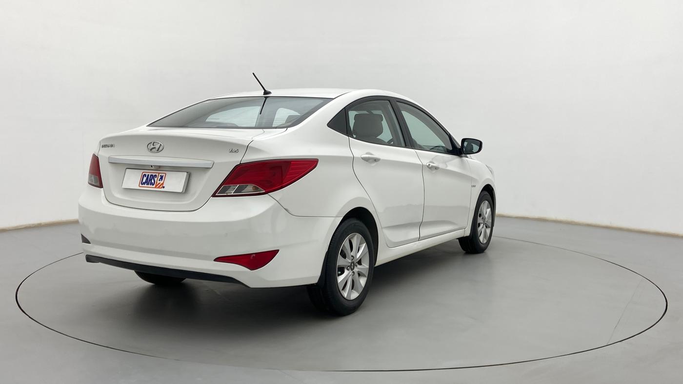 2015 Hyundai Verna FLUIDIC 4S 1.6 VTVT S, Petrol, Manual, 47,742 km, Right Back Diagonal