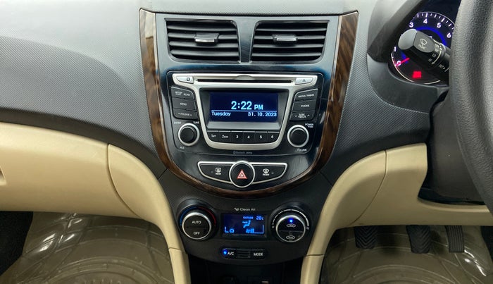2015 Hyundai Verna FLUIDIC 4S 1.6 VTVT S, Petrol, Manual, 47,742 km, Air Conditioner