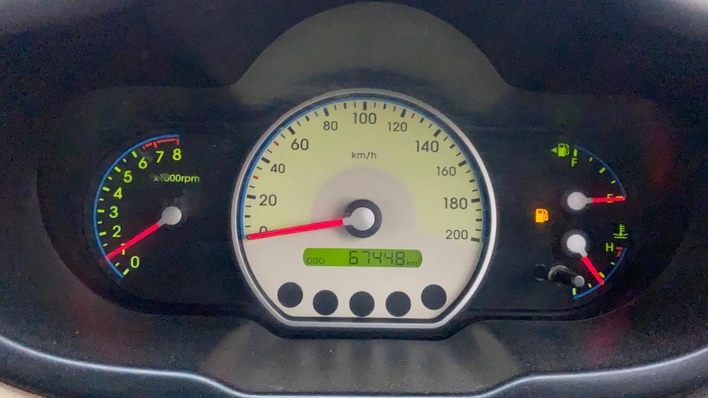 2010 Hyundai i10 MAGNA 1.2 AT, Petrol, Automatic, 67,447 km, Odometer Image