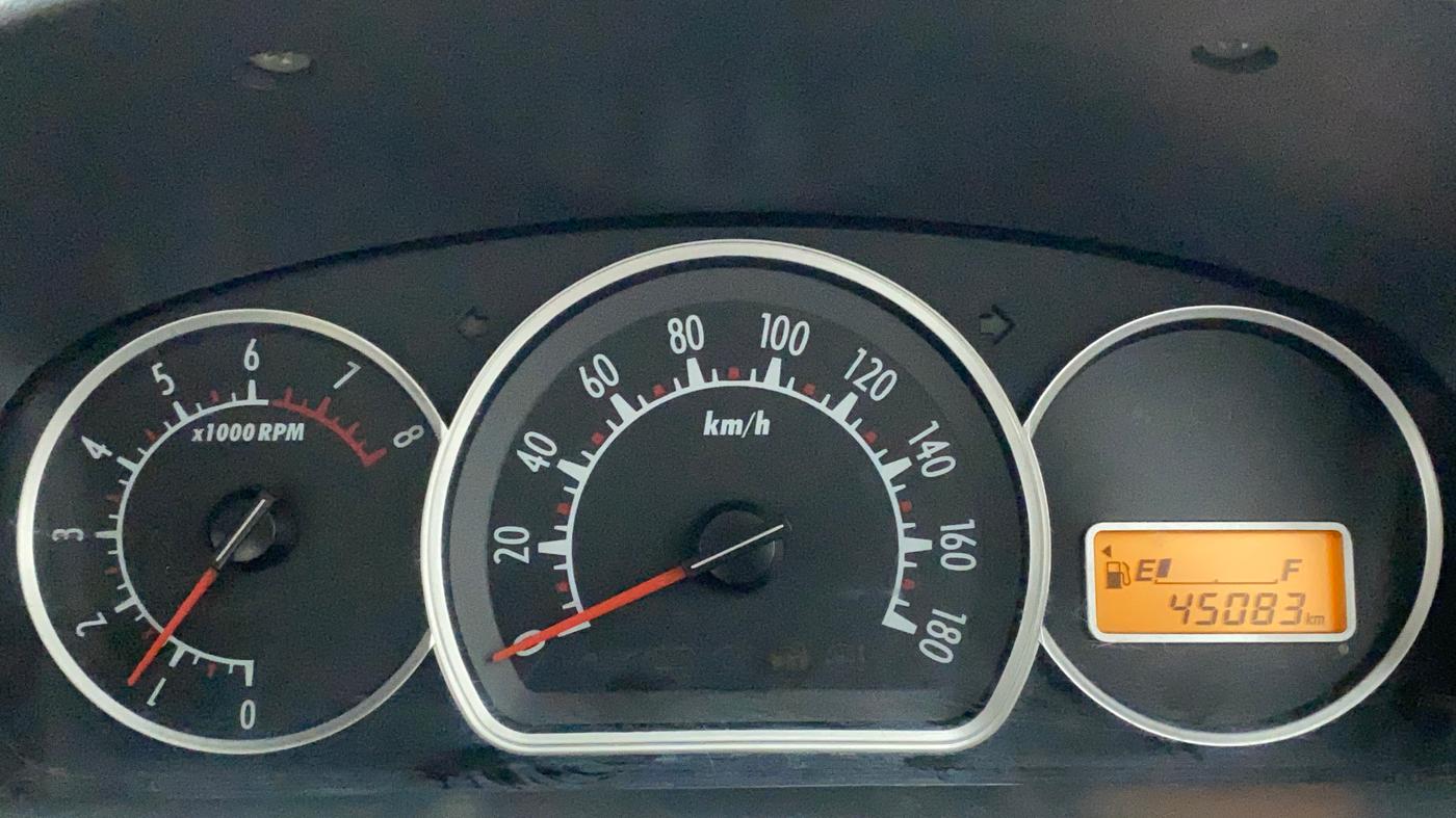 2012 Maruti Alto K10 VXI, Petrol, Manual, 45,083 km, Odometer Image