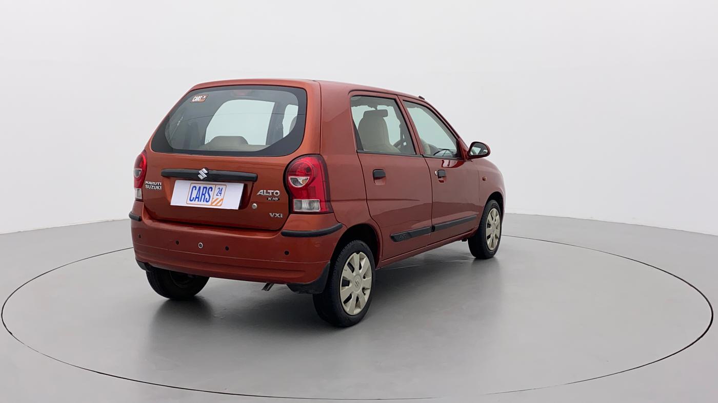2012 Maruti Alto K10 VXI, Petrol, Manual, 45,083 km, Right Back Diagonal