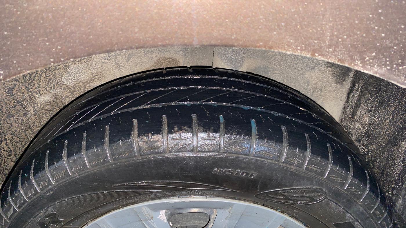 2018 Volkswagen Polo TRENDLINE 1.0L, Petrol, Manual, 40,331 km, Left Rear Tyre Tread