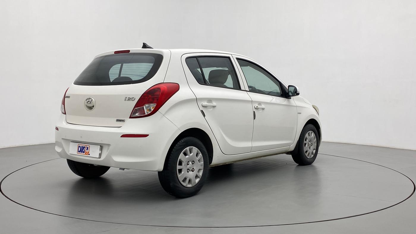 2012 Hyundai i20 MAGNA (O) 1.2, Petrol, Manual, 70,470 km, Right Back Diagonal