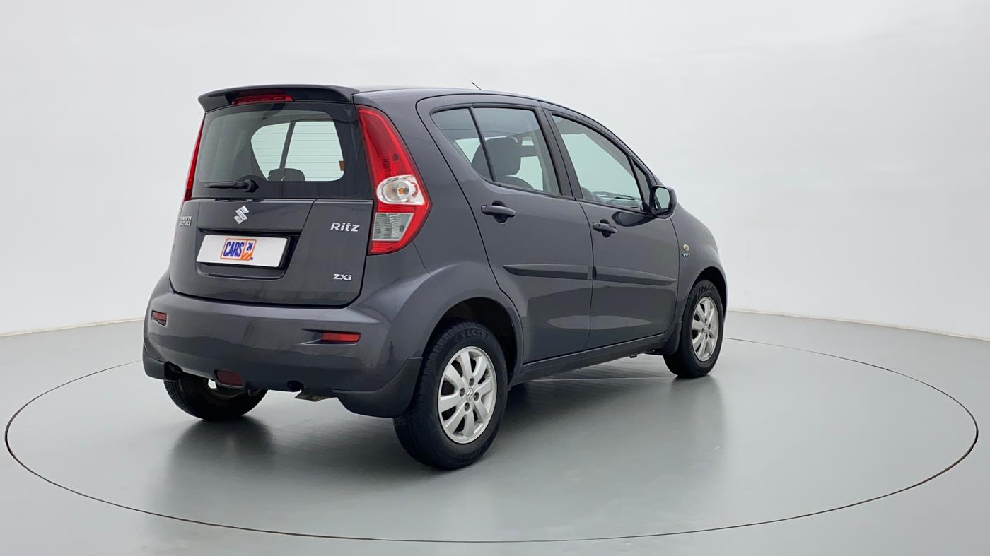 2014 Maruti Ritz ZXI ABS, Petrol, Manual, 69,582 km, Right Back Diagonal