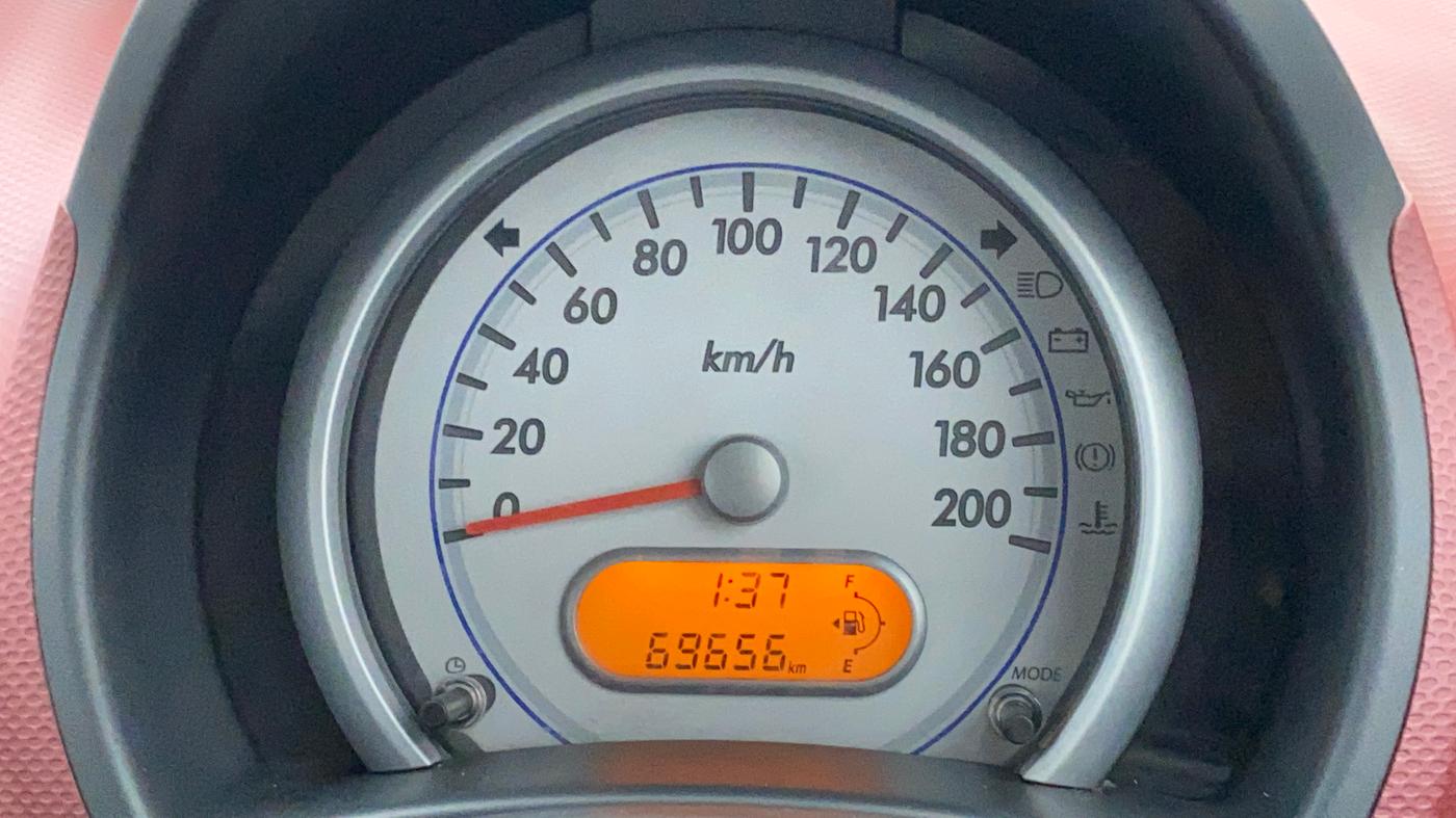 2014 Maruti Ritz ZXI ABS, Petrol, Manual, 69,582 km, Odometer Image