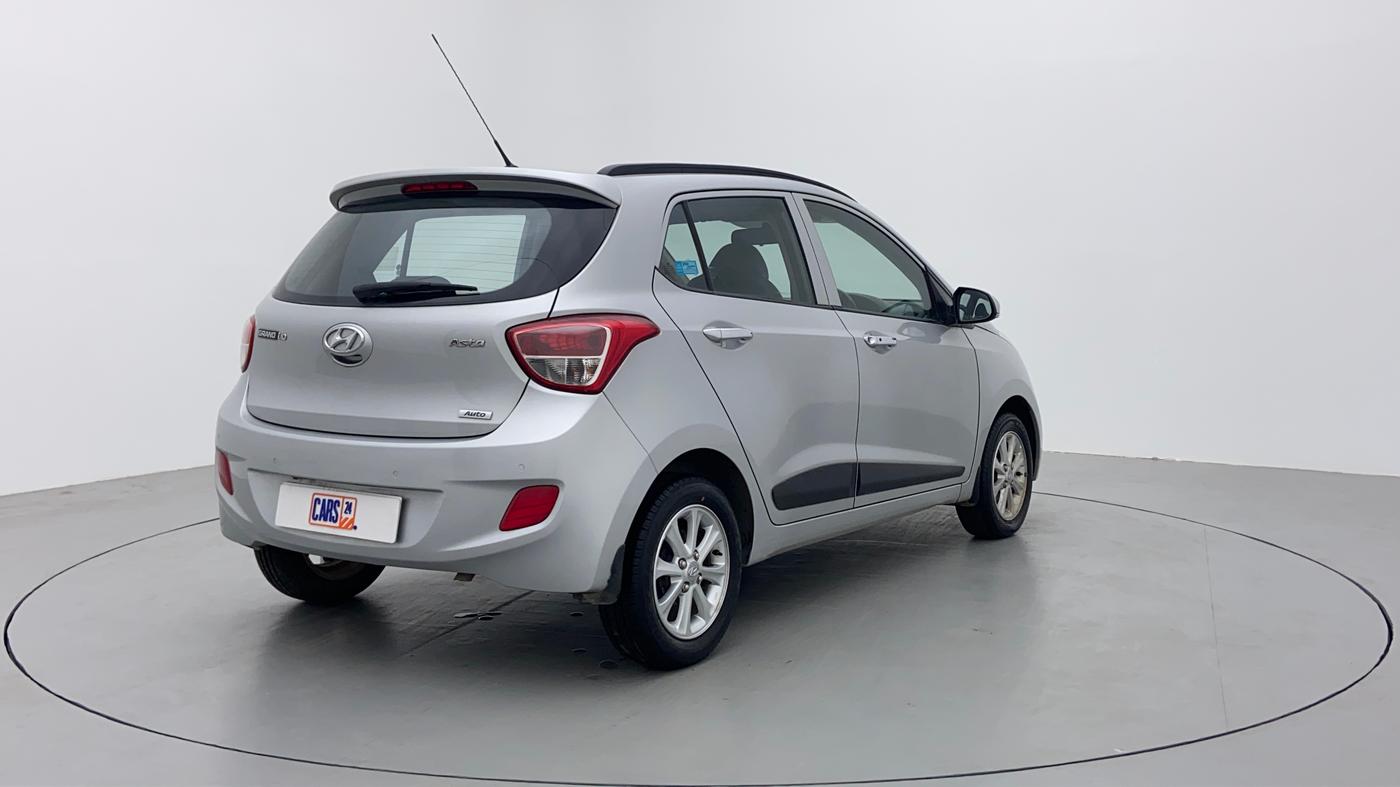 2016 Hyundai Grand i10 ASTA AT 1.2 KAPPA VTVT, Petrol, Automatic, 30,733 km, Right Back Diagonal (45- Degree) View