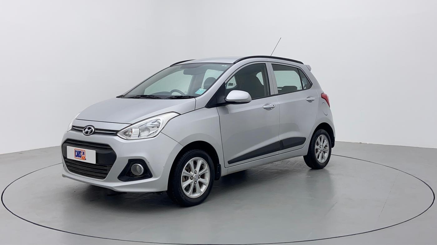 2016 Hyundai Grand i10 ASTA AT 1.2 KAPPA VTVT, Petrol, Automatic, 30,733 km, Left Front Diagonal (45- Degree) View