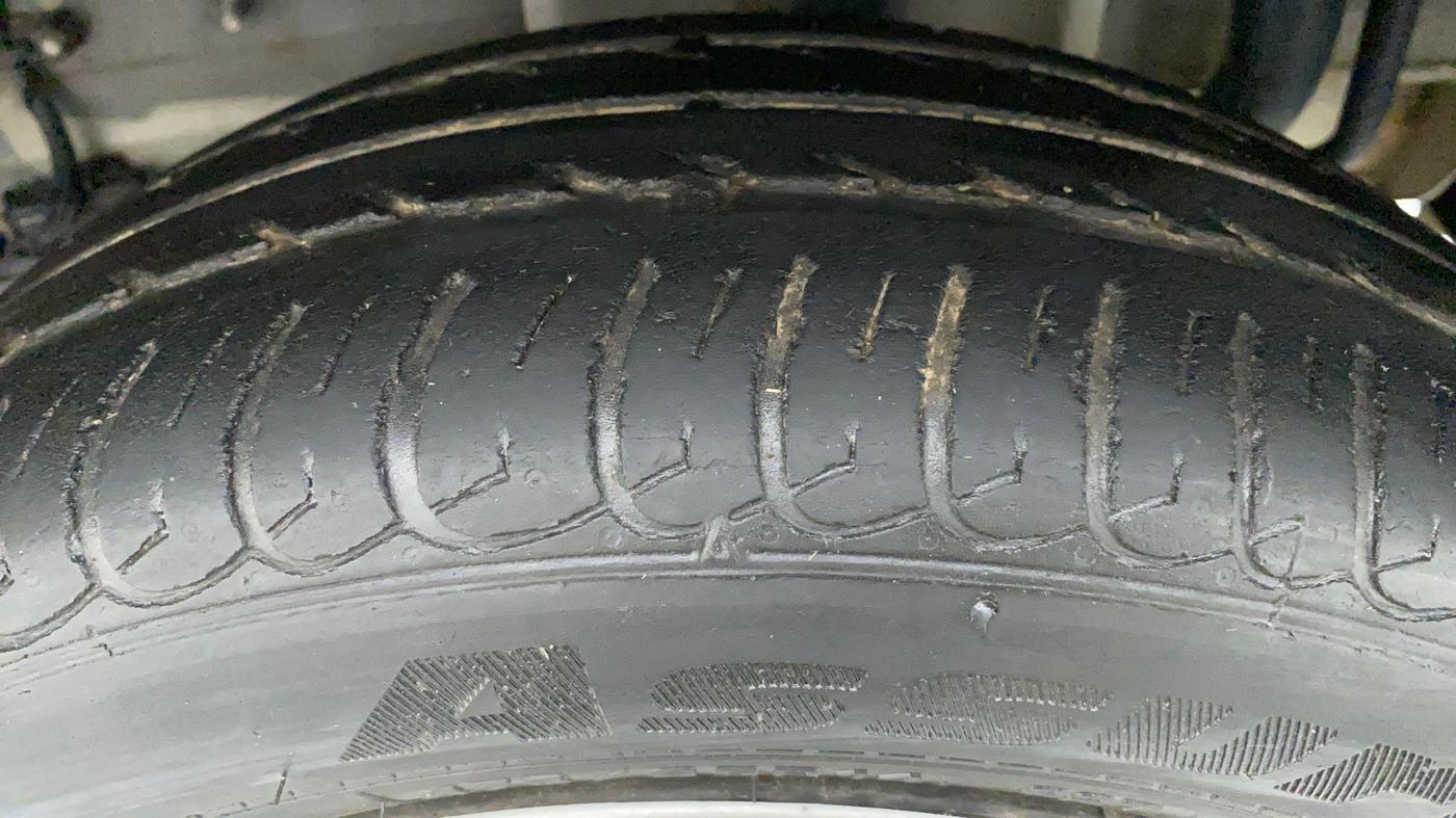 2019 Tata TIAGO NRG PETROL AT, Petrol, Automatic, 22,987 km, Left Rear Tyre Tread