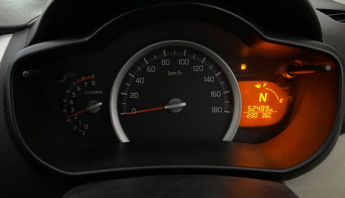 2014 Maruti Celerio VXI AMT, Petrol, Automatic, 52,465 km, Odometer Image